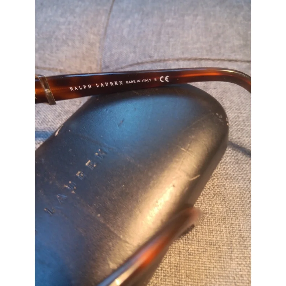 90's Y2k Ralph Lauren Women's Tortoise‎ Shell Eyeglass Frames Only With Case